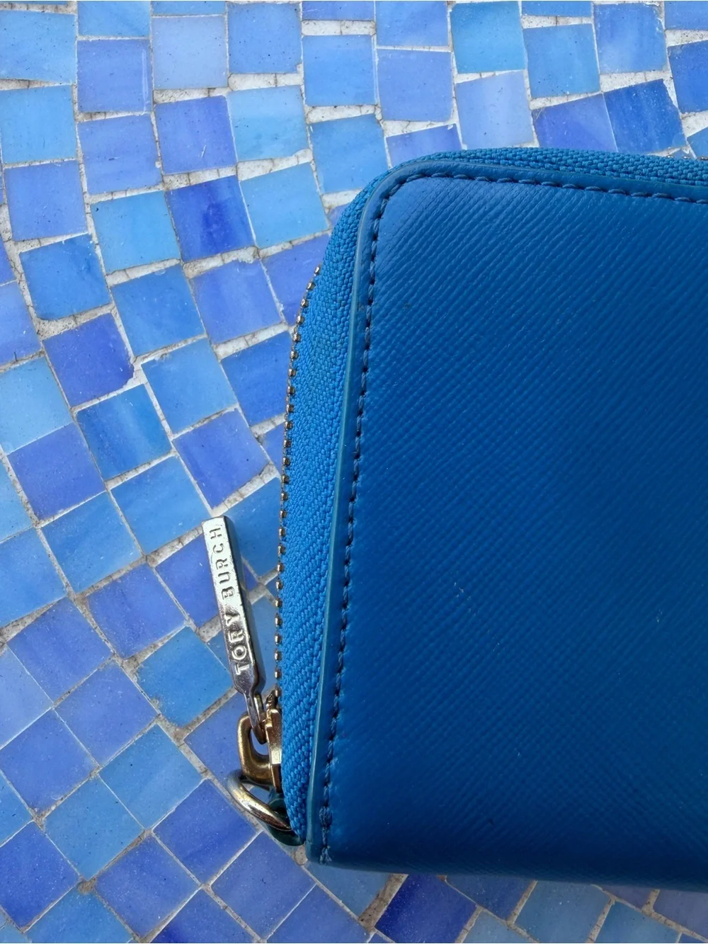 Tory Burch Blue leather wallet